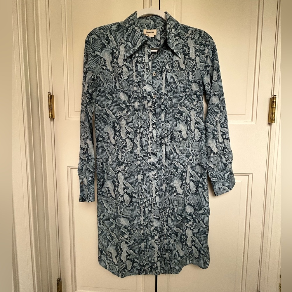 Zadig & Voltaire Snakeskin Dress